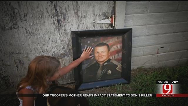 OHP Trooper's Mother Reads Impact Statement To Son's Killer