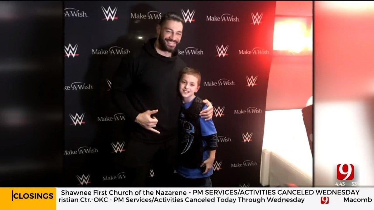 Make-A-Wish Introduces Young Cancer Survivor From Cashion To WWE Superstar