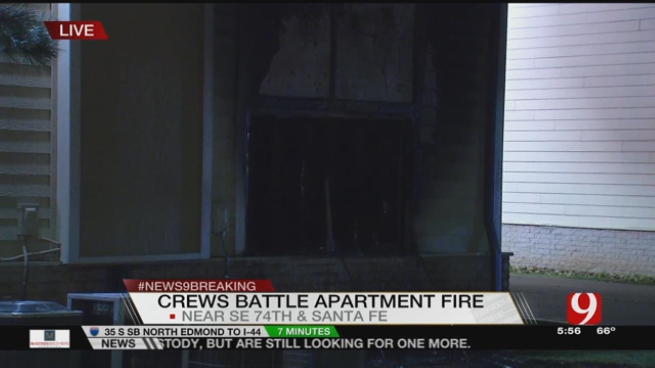 Crews Evacuate Residents Due To Apartment Fire In SW OKC