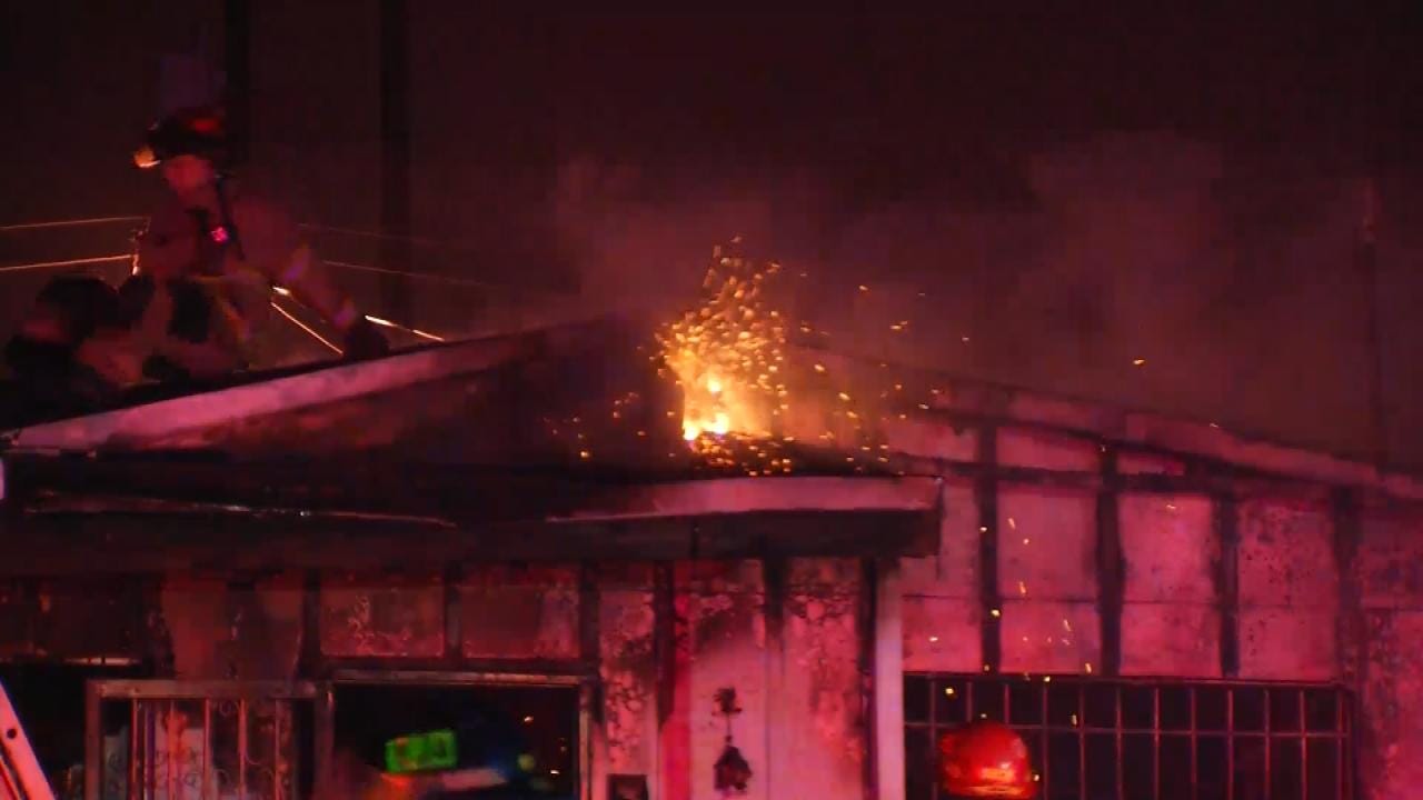 WEB EXTRA: Tulsa Family Escapes House Fire
