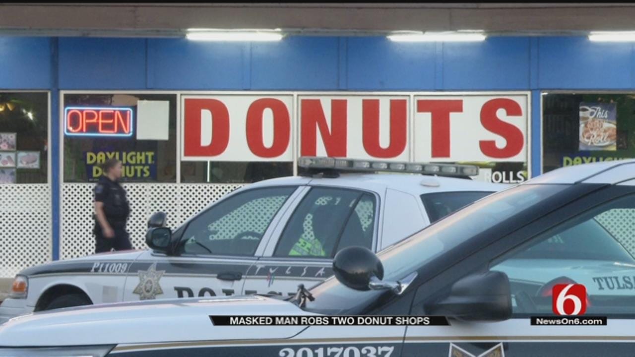 Armed Man Robs Two Tulsa Donut Shops Early Friday, Police Say