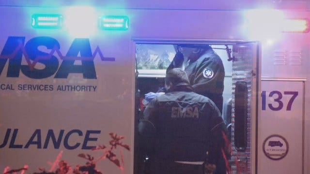WEB EXTRA: Tulsa Robbery And Stabbing Scene