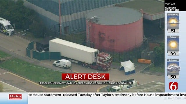 38 Found Dead In A Truck Container In England