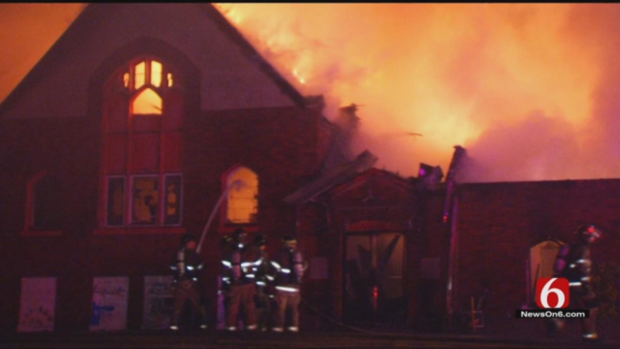 Fire Destroys Turley Community Center