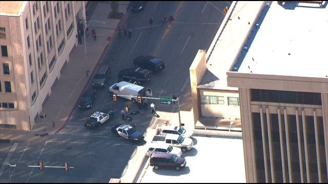 Bomb Squad Called To Suspicious Package In Downtown OKC