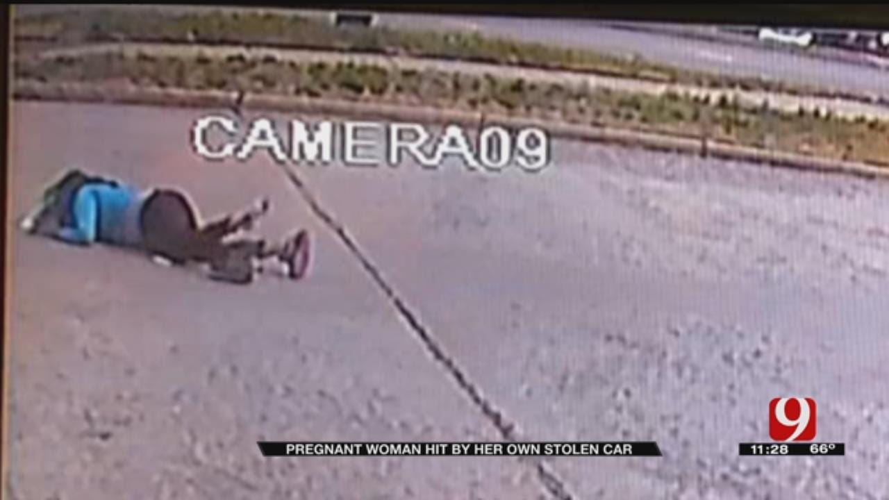 Pregnant OKC Woman Hit By Her Own Stolen Car