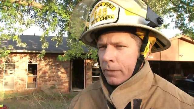 WEB EXTRA: Tulsa Fire District Chief Roger Williams Talks About The Fire