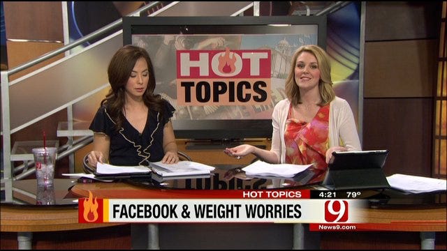 Hot Topics: Facebook And Weight Worries