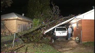 WEB EXTRA: Video Of East Tulsa Storm Damage