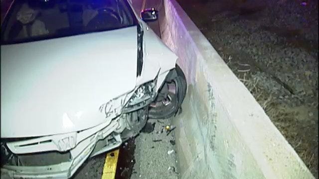 WEB EXTRA: Crashed Car Left On BA Expressway May Have Been Stolen