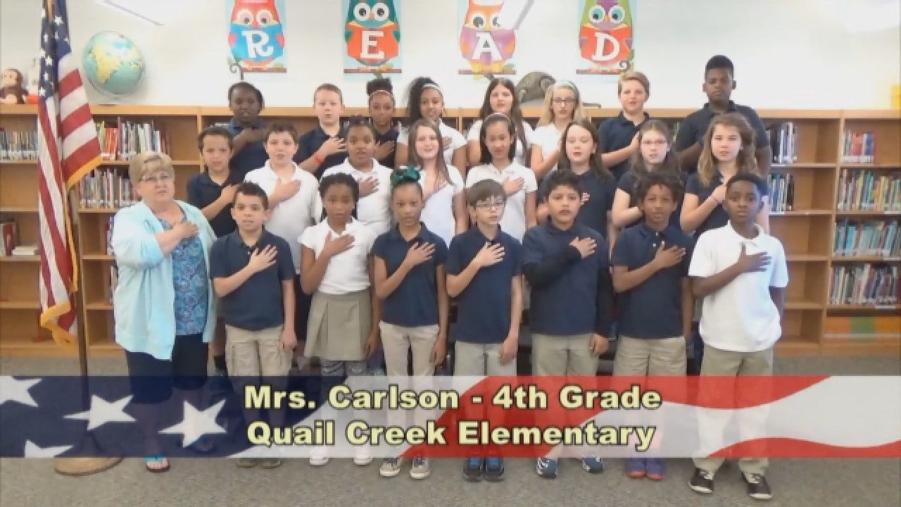 Mrs. Carlson's 4th Grade Class At Quail Creek Elementary