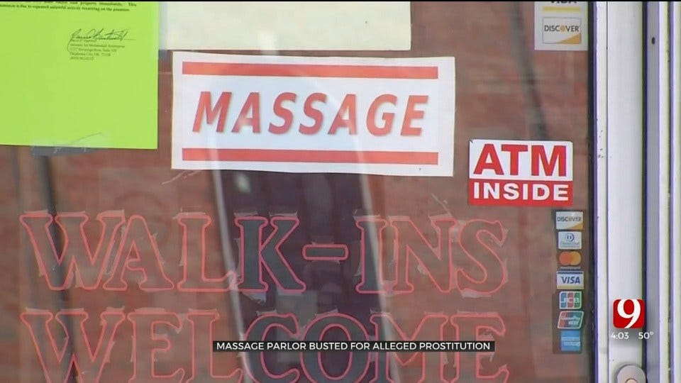 OKC Massage Parlor Near High School Busted On Prostitution Allegations