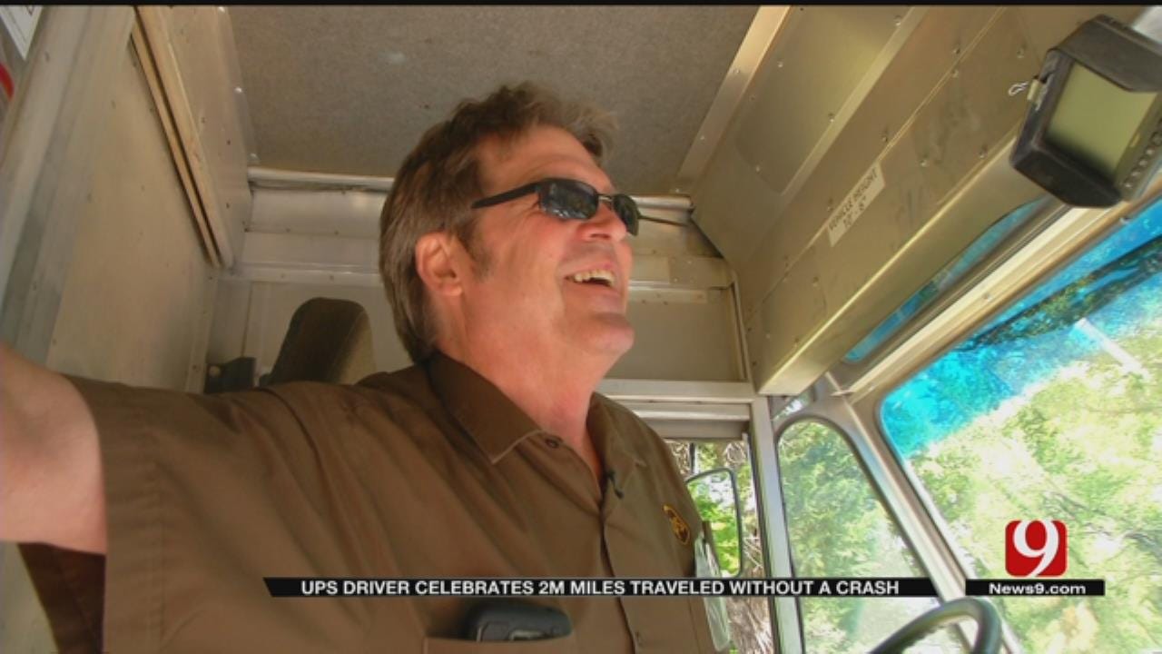 Oklahoma UPS Driver Reaches Career Milestone