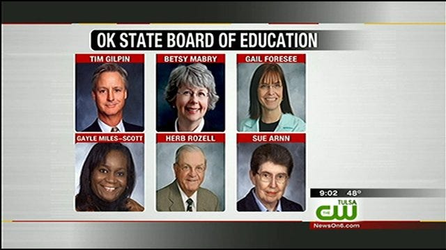 New Oklahoma Superintendent's First Board Meeting Erupts In Fireworks