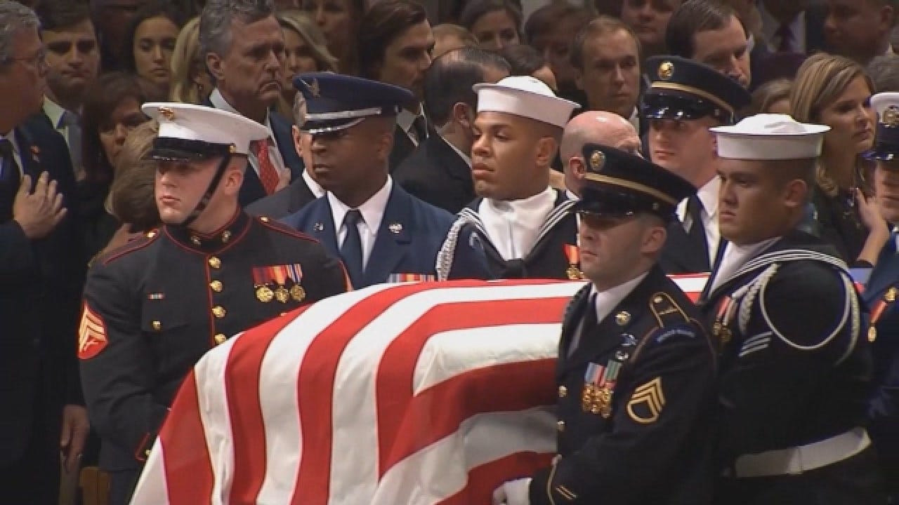 Washington Says Goodbye To Former President George HW Bush At His Funeral