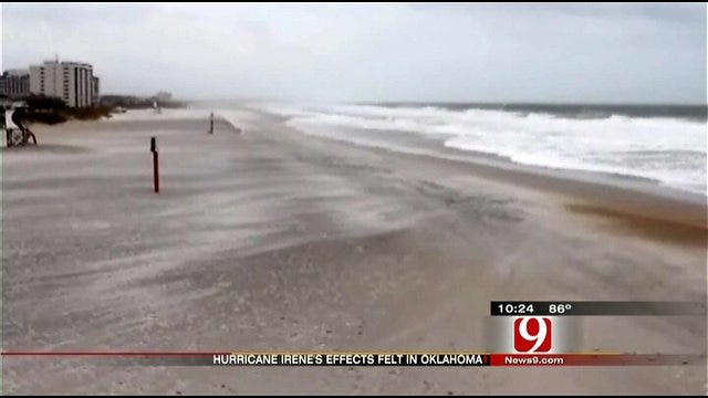 Hurricane Irene Impacts Oklahomans