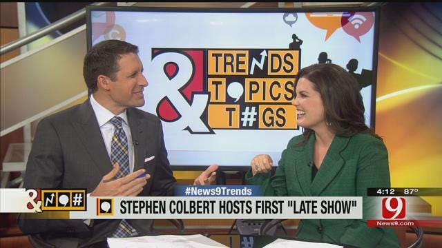Trends, Topics, & Tags: Stephen Colbert Hosts First 'Late Show'