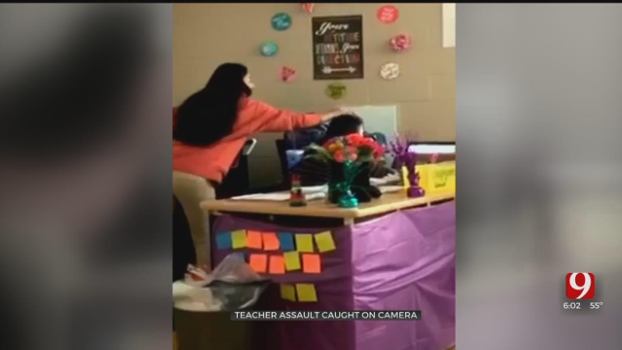 Caught On Camera: Teacher Assaulted At An OKCPS High School