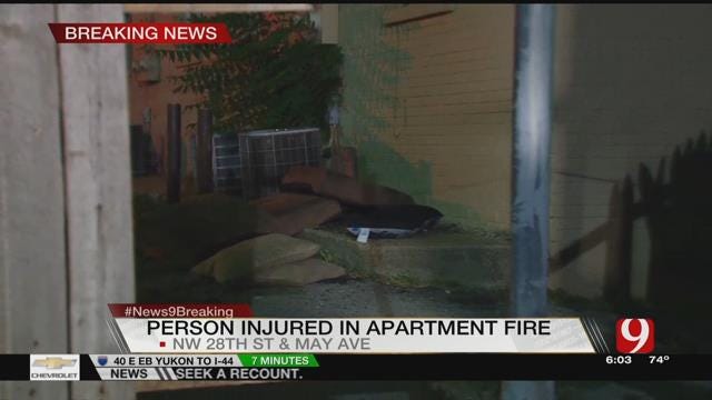 Officer Catches Child Thrown From OKC Apartment Window During Fire