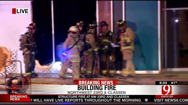 Crews Put Out Structure Fire In NW OKC
