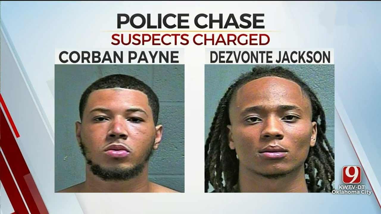 Charges Filed Against 2 OKC Men Involved In Police Chase