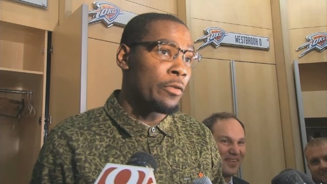 Durant Discusses Playing Weight