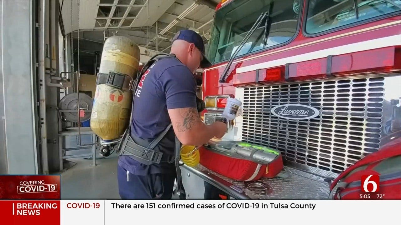 Tulsa Firefighters Create Advanced Method Of Sanitation