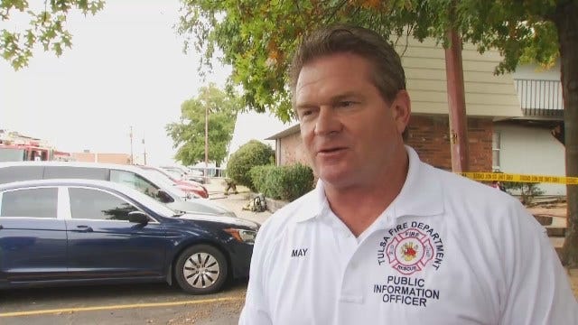 WEB EXTRA: Tulsa Fire Captain Stan May Talks About Apartment Fire