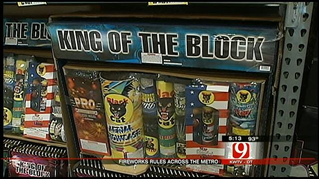 Several Central Oklahoma Cities Allow Fireworks With Restrictions