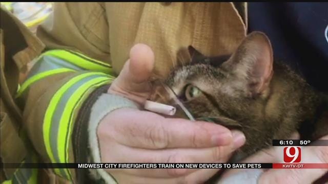 MWC Firefighters Train On New Devices To Save Pets