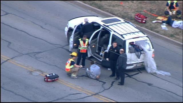 WEB EXTRA: Suspect Crashes SUV Following Police Pursuit