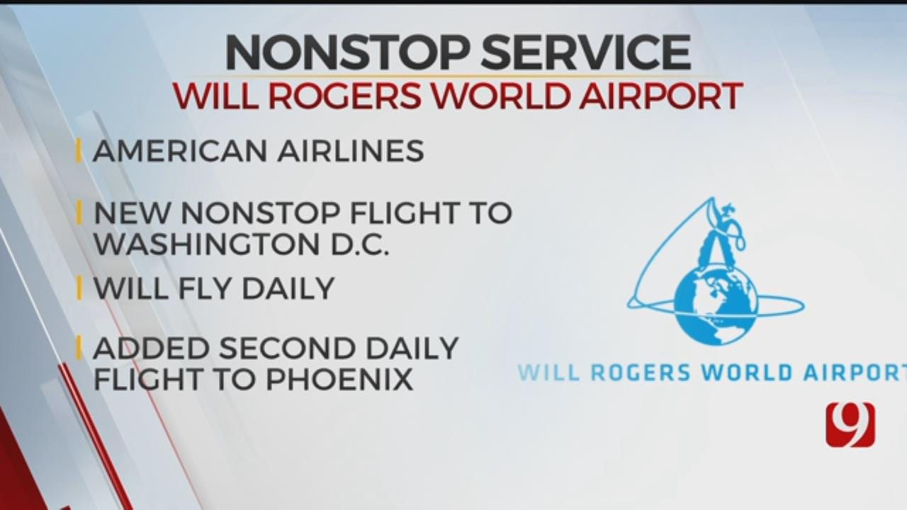 American Airlines Announces Non-Stop Flight To D.C. From Will Rogers Airport