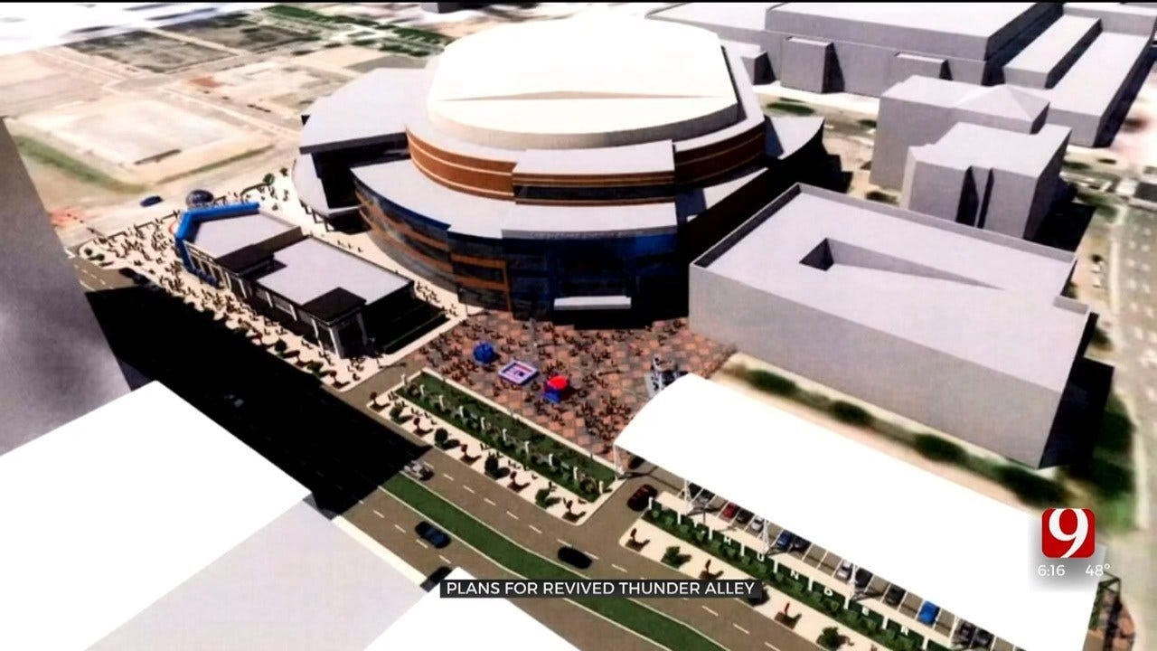 Plans For New Thunder Alley Submitted To OKC