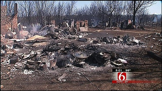 Terlton Residents Begin Cleanup After Wildfire