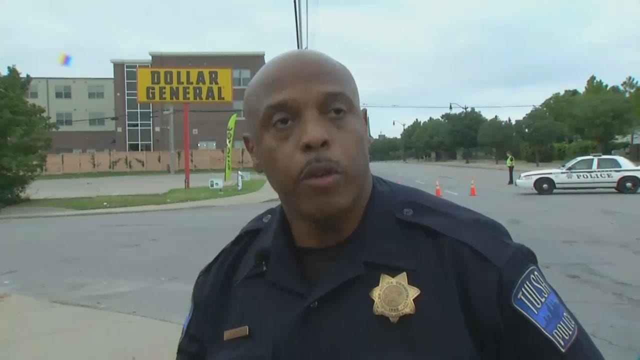 WEB EXTRA: Tulsa Police Officer Leland Ashley Talks About Threat Suspect Arrest