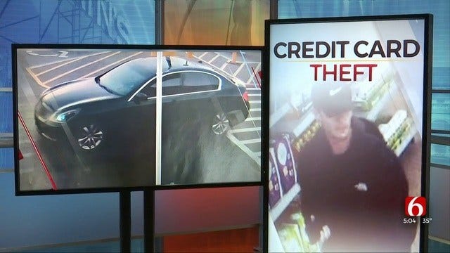 Tulsa Police: Surveillance Video Shows Man Using Stolen Credit Cards