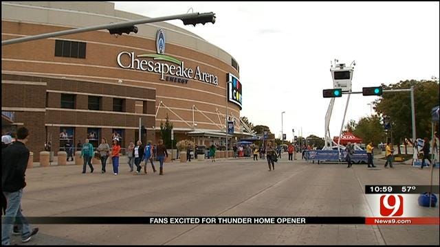 Fans Out In Droves For Thunder Home Opener
