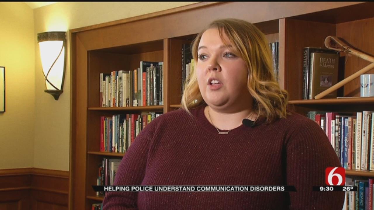 TU Student Helps Officers Better Understand Communication Disorders