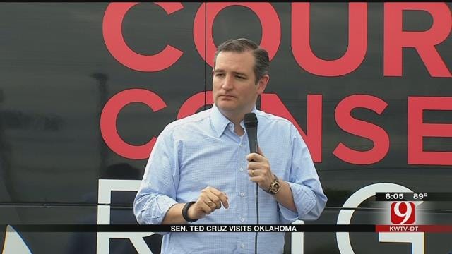 Senator Ted Cruz Visits OKC, On-Lookers Share Thoughts