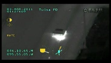 WEB EXTRA: Tulsa Police Helicopter Video Gives New View Of Police Chase