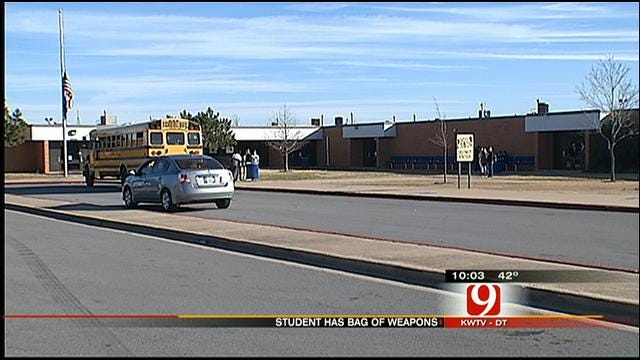 Moore Middle School Student Arrested For Bringing Weapons To School