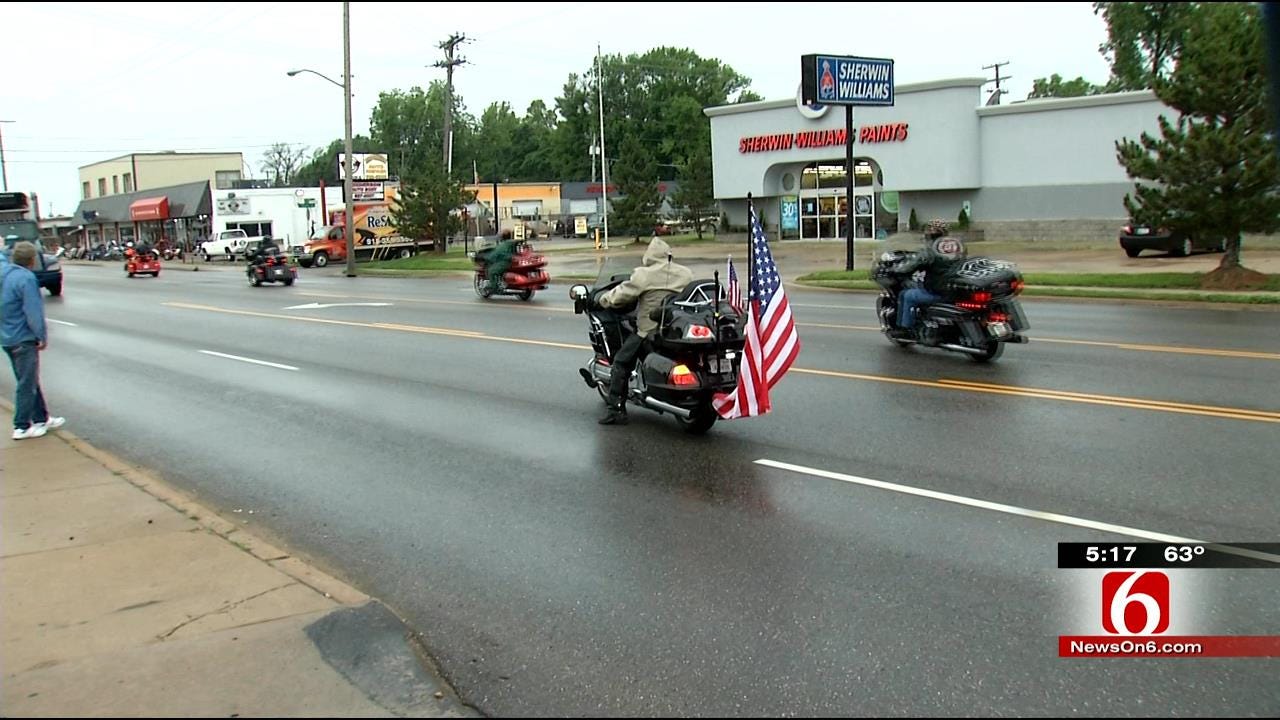 Tulsa Bikers Honor Veterans With American Hero Ride