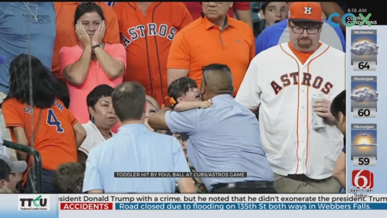 Child Hit By Line Drive At Astros Game, Taken To Hospital