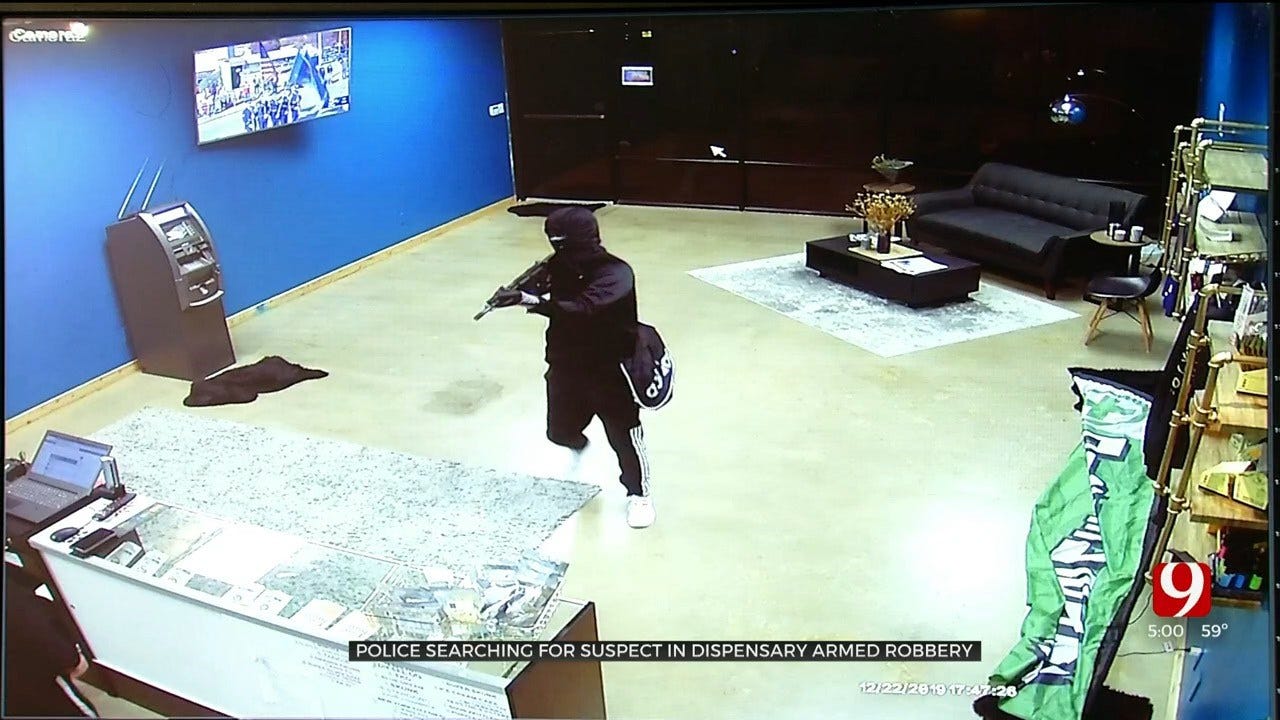 WATCH: OCPD Searching For Armed Robber After Dispensary Employee Handcuffed, Held At Gunpoint