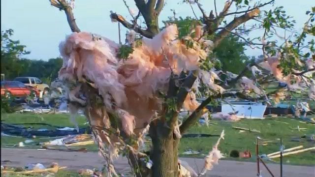 WEB EXTRA: Video Of Tornado Damage In Carney