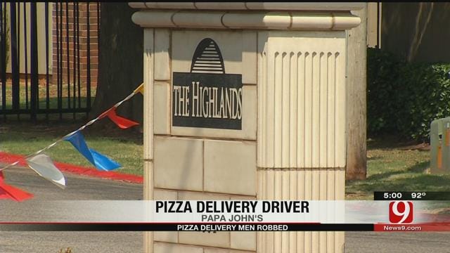 Pizza Delivery Drivers Robbed At Gunpoint Inside NW OKC Apartment Complex