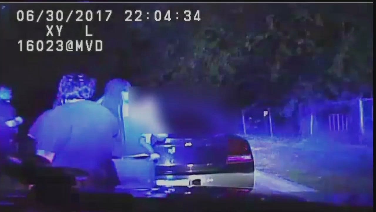 Dash-Cam Footage Shows Tulsa Sergeant Punch Officer In Face