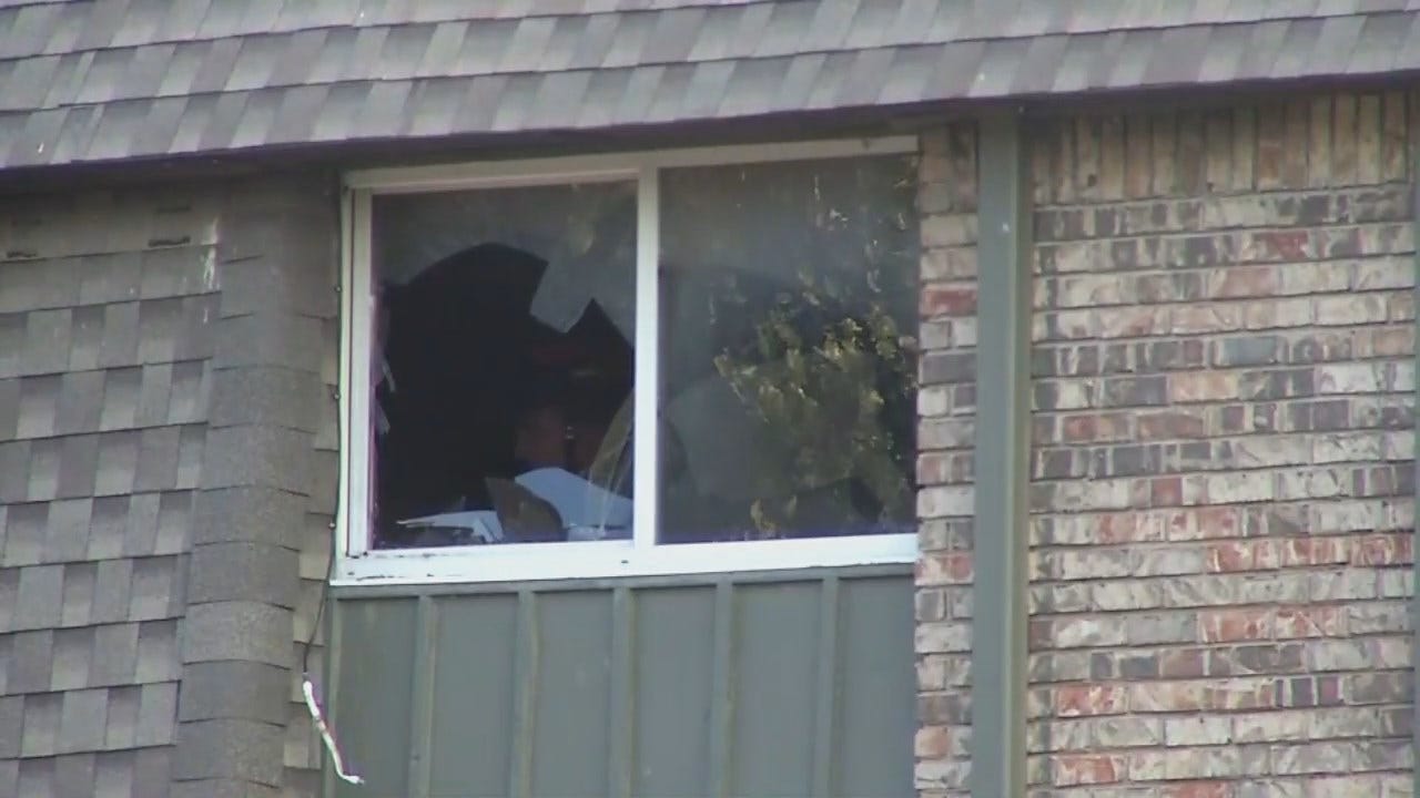 WEB EXTRA: Video From Scene Of Tulsa Apartment Fire