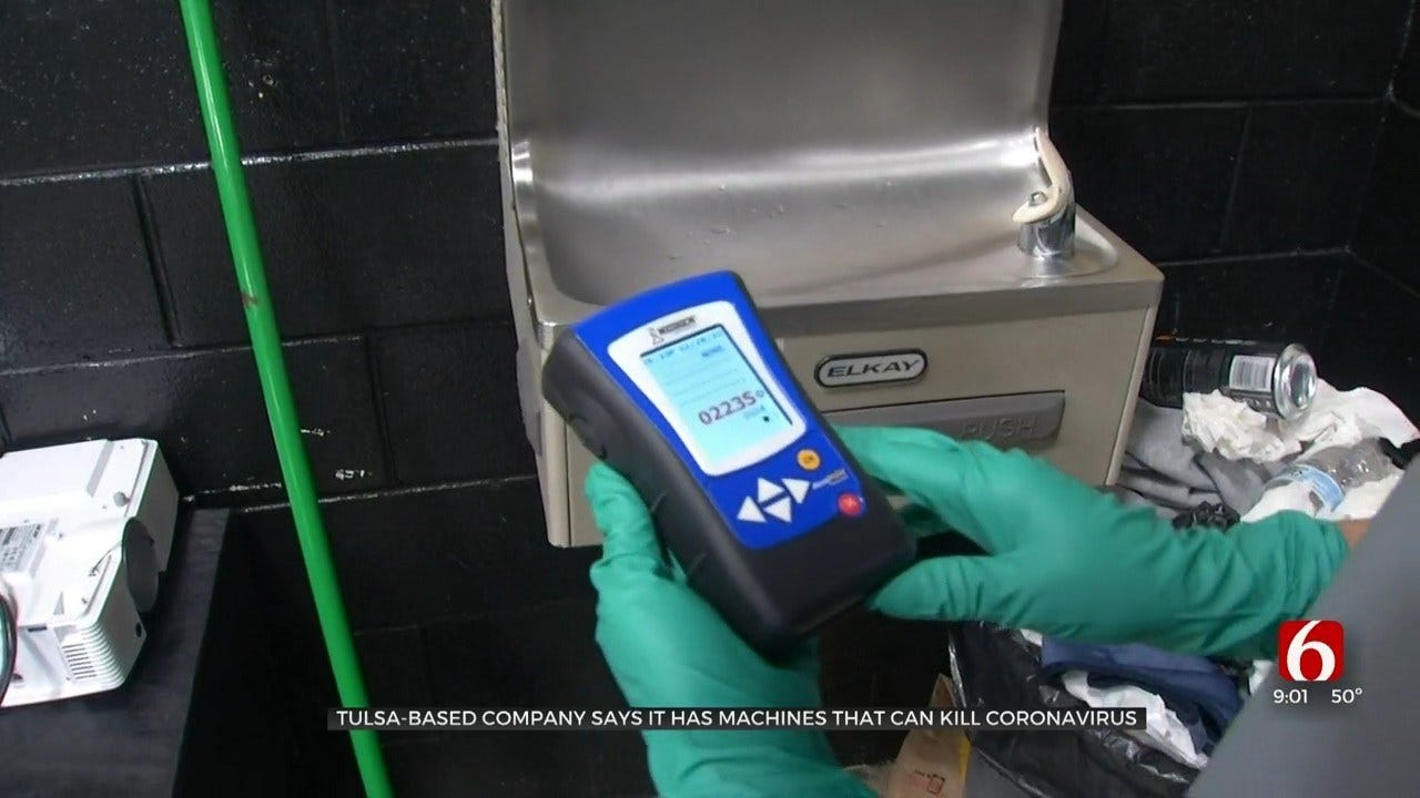 Tulsa Company Makes Machine They Say Can Keep People Safe From Coronavirus