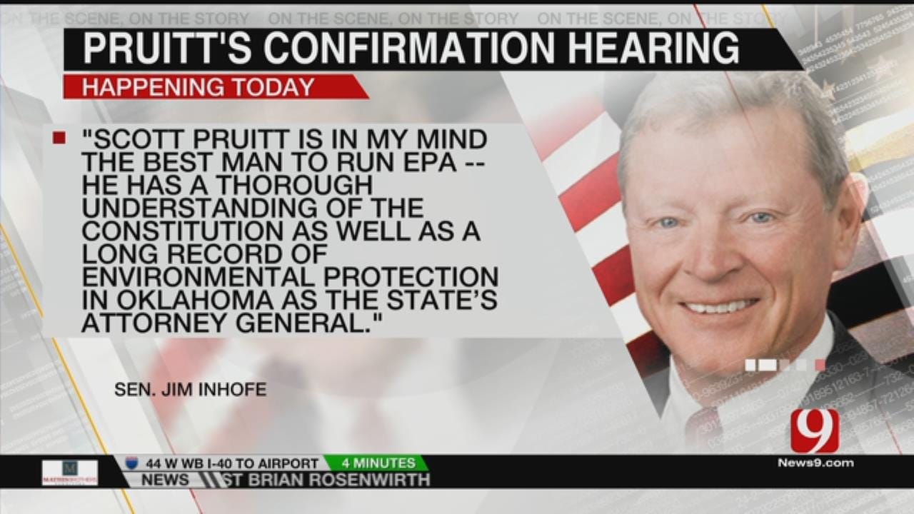 Sen. Inhofe Comments On Pruitt's EPA Confirmation Hearing